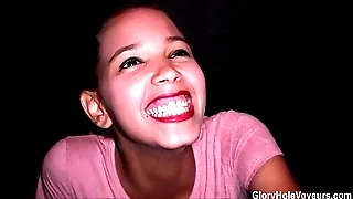 Young Ebony Girl Mischievous Gloryhole